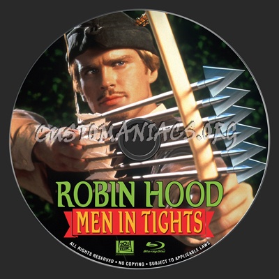 Robin Hood Men In Tights blu-ray label