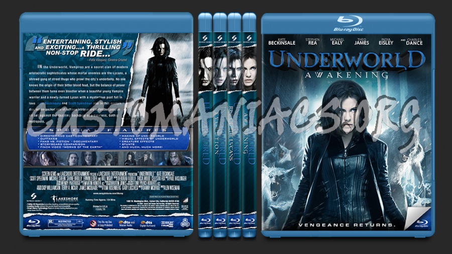 The Underworld Collection blu-ray cover