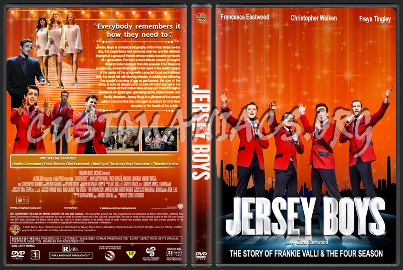 Jersey Boys dvd cover