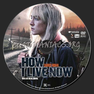 How I Live Now dvd label