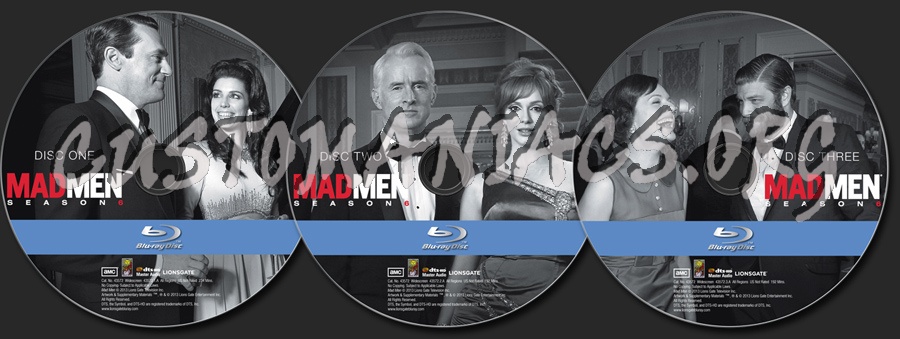 Mad Men Season 6 blu-ray label