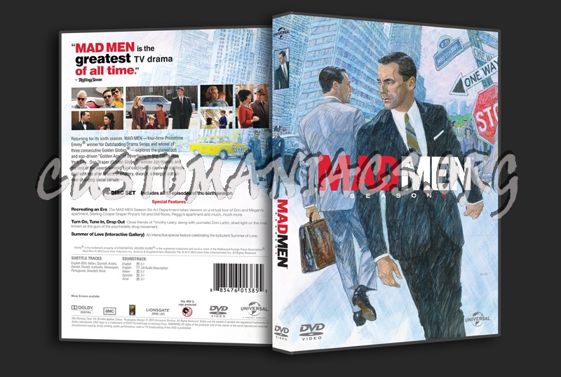 Mad Men Season 6 dvd cover