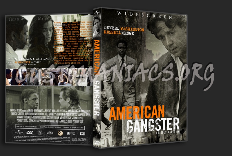 American Gangster dvd cover