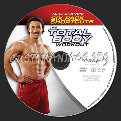 Mike Chang's Six Pack Shortcuts dvd label