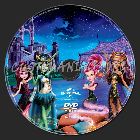 Monster High 13 Wishes dvd label