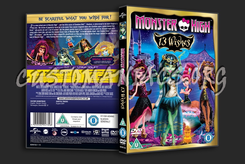 Monster High 13 Wishes dvd cover