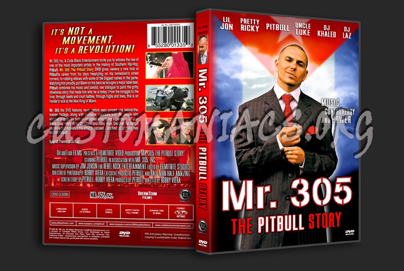 Mr. 305 The Pitbull Story dvd cover