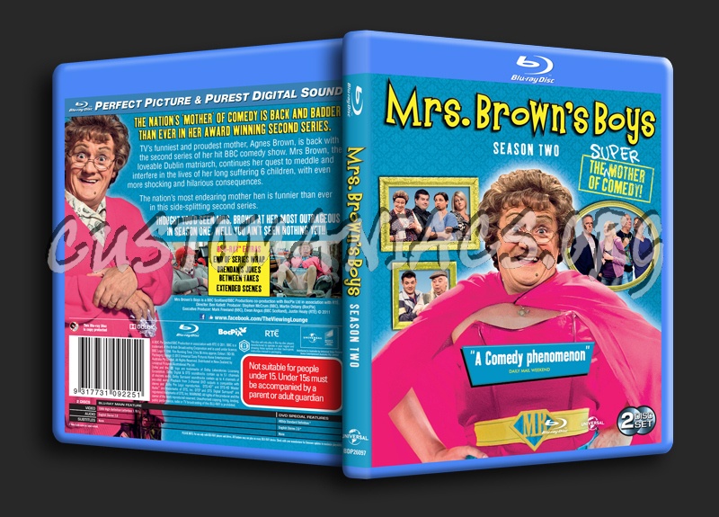 Mrs. Brown's Boys Season 2 blu-ray cover