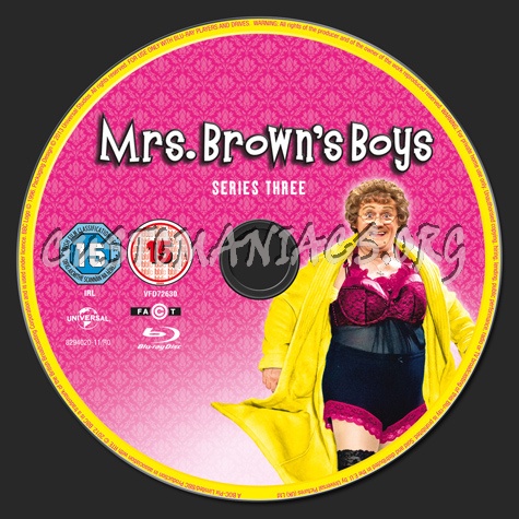 Mrs. Brown's Boys Series 3 blu-ray label