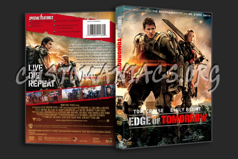 Edge of Tomorrow dvd cover