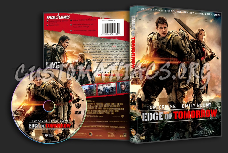 Edge of Tomorrow dvd cover