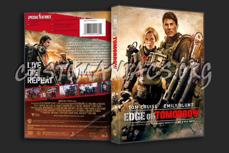 Edge of Tomorrow dvd cover