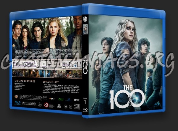 The 100 Season 1 blu-ray cover