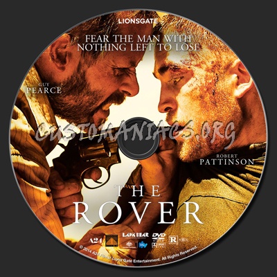 The Rover (2014) dvd label