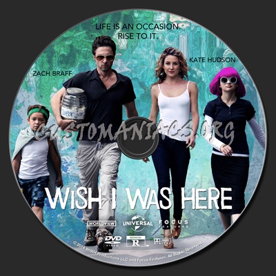 Wish I Was Here dvd label