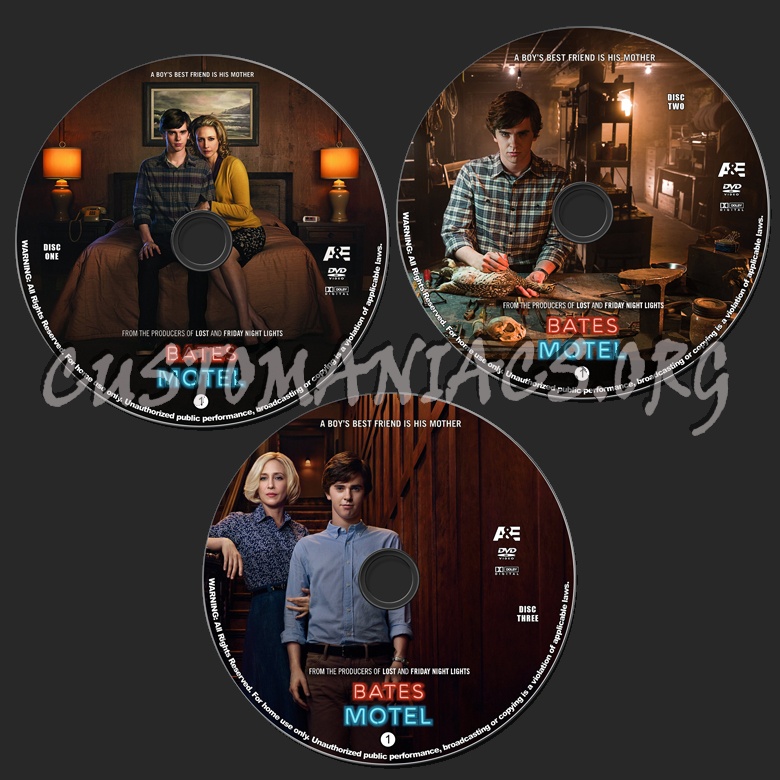 Bates Motel - Season 1 dvd label