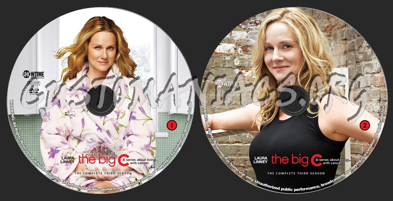 The Big C - Season 3 dvd label