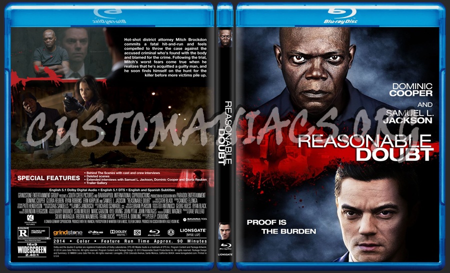 Reasonable Doubt (2014) dvd cover