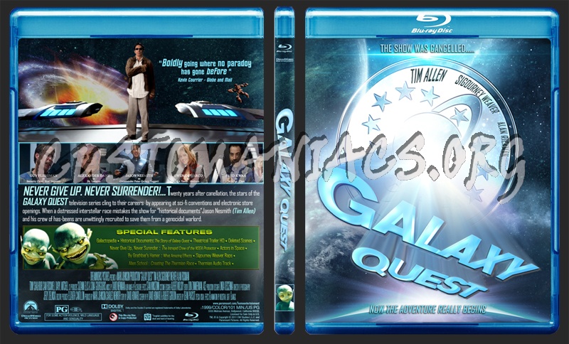 Galaxy Quest blu-ray cover