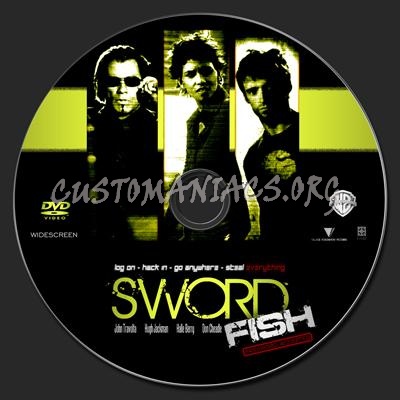Swordfish dvd label