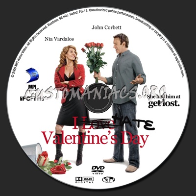 I Hate Valentine's Day dvd label