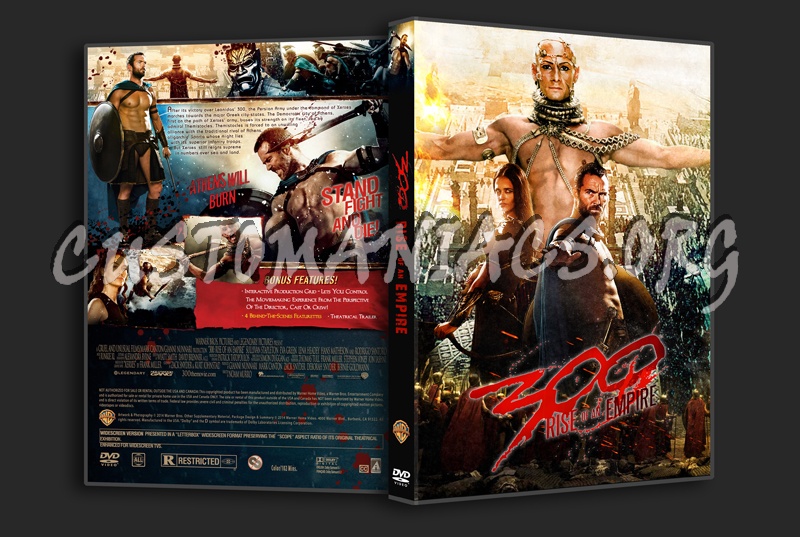 300 Rise of an Empire dvd cover