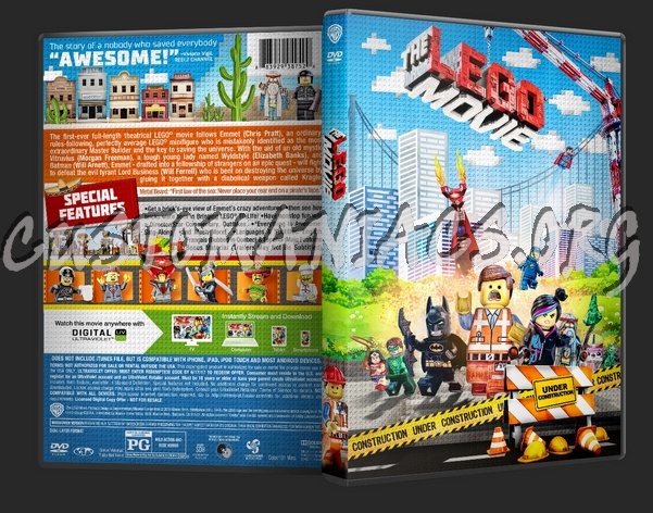 The Lego Movie dvd cover
