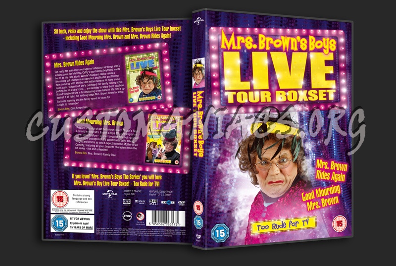 Mrs Brown's Live Tour Boxset dvd cover