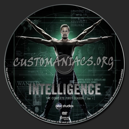 Intelligence Season 1 dvd label