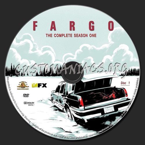 Fargo Season 1 dvd label