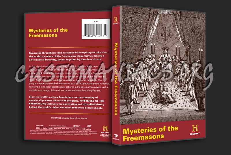 Mysteries of the Freemasons dvd cover