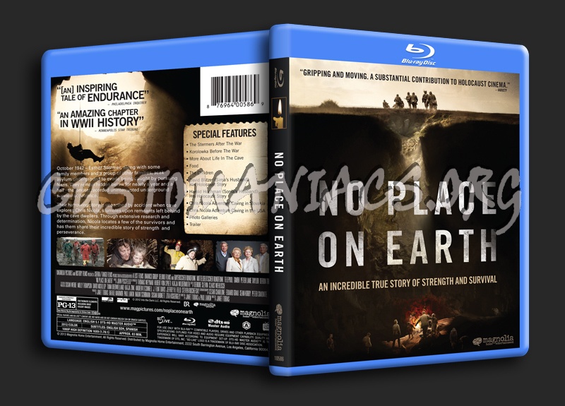 No Place on Earth blu-ray cover