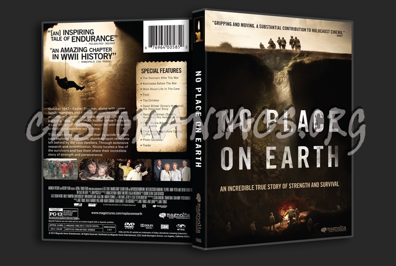 No Place on Earth dvd cover