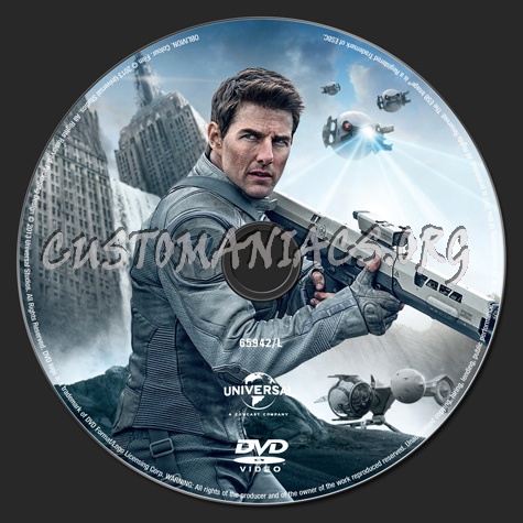 Oblivion dvd label