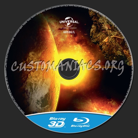 Our Universe 3D blu-ray label