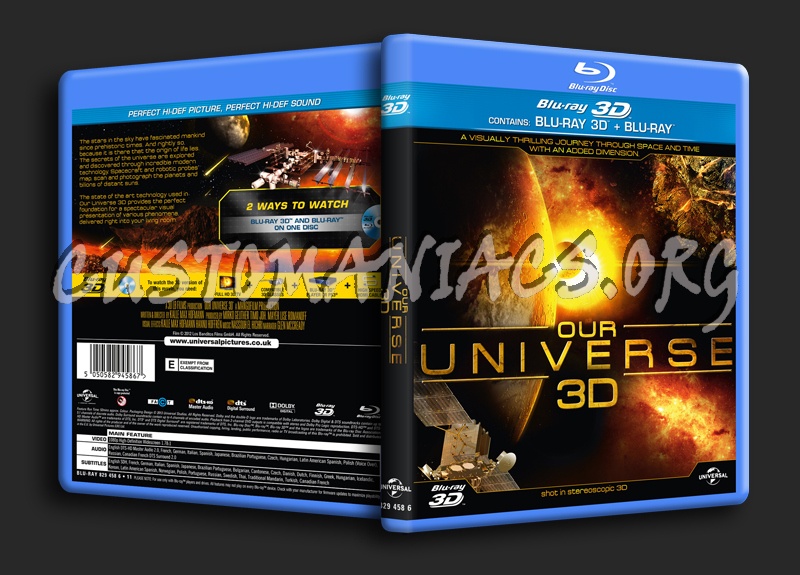 Our Universe 3D blu-ray cover