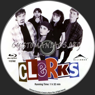 Clerks blu-ray label