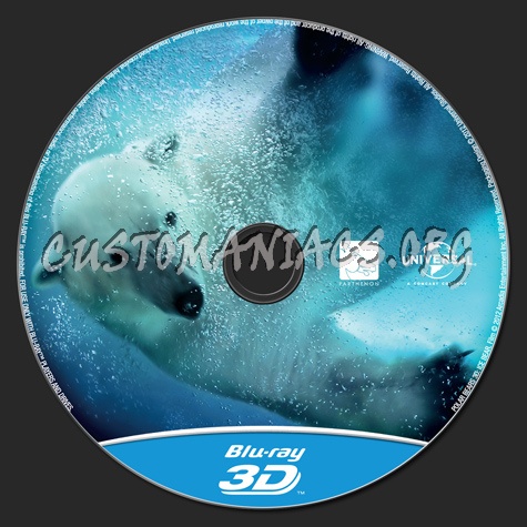 Polar Bears 3D Ice Bear blu-ray label