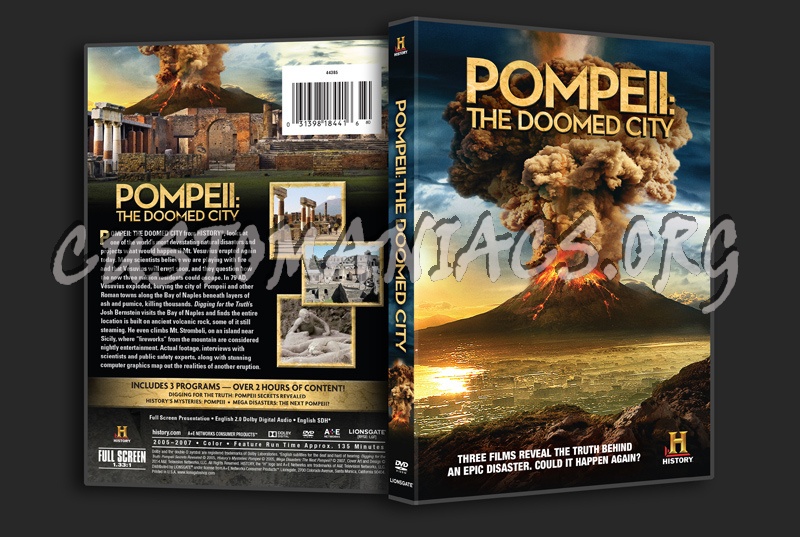 Pompeii The Doomed City dvd cover