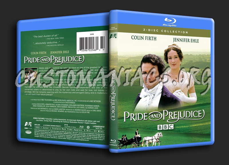 Pride & Prejudice blu-ray cover