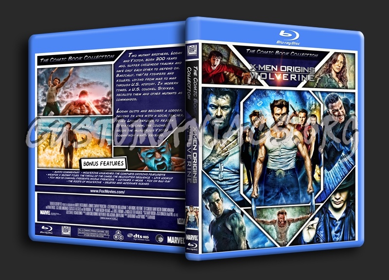 X-Men Origins: Wolverine blu-ray cover