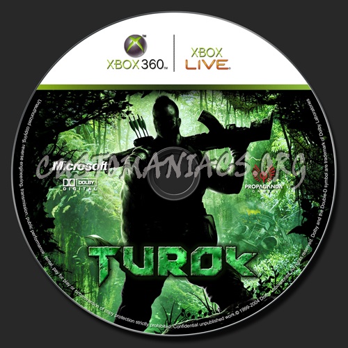 Turok dvd label