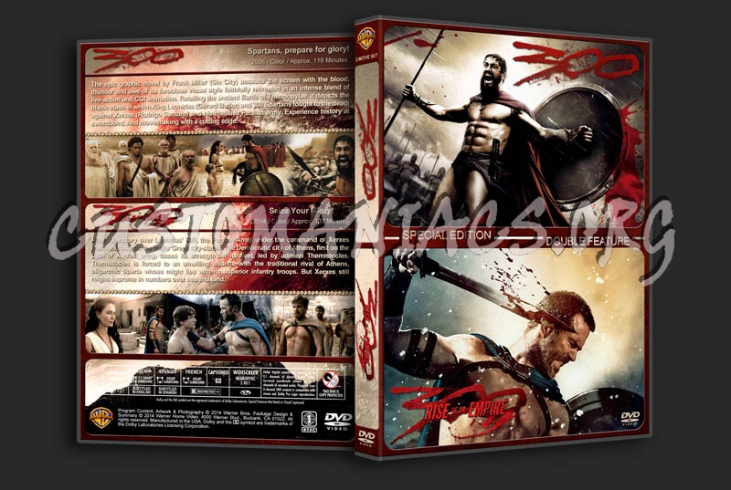 300 / 300: Rise of an Empire Double dvd cover