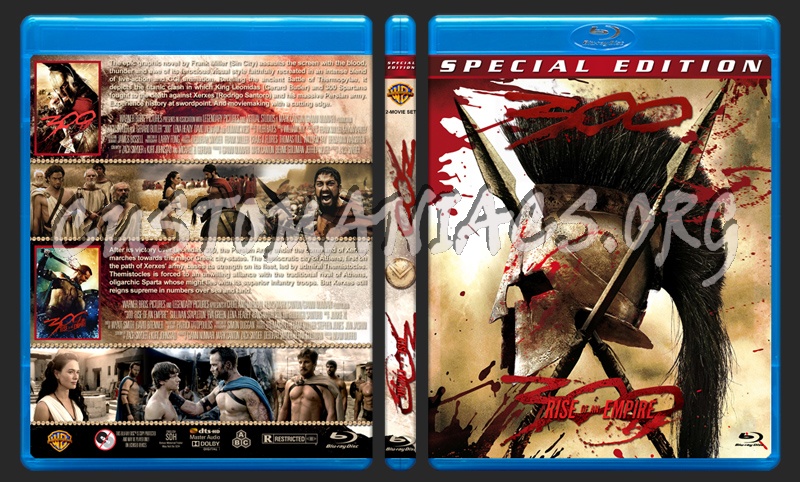 300 / 300: Rise of an Empire Double blu-ray cover