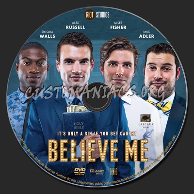 Believe Me dvd label