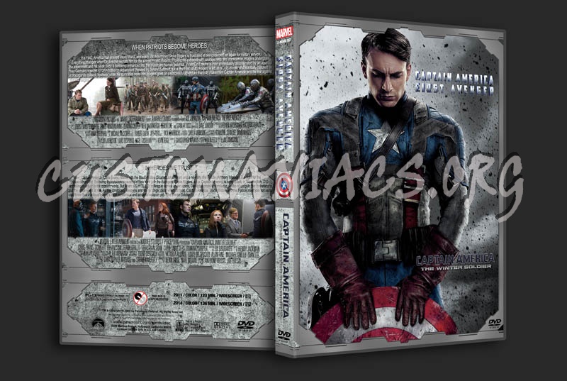 Captain America: First Avenger / Captain America: Winter Soldier Double dvd cover