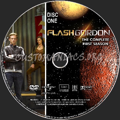 Flash Gordon (2007) dvd label