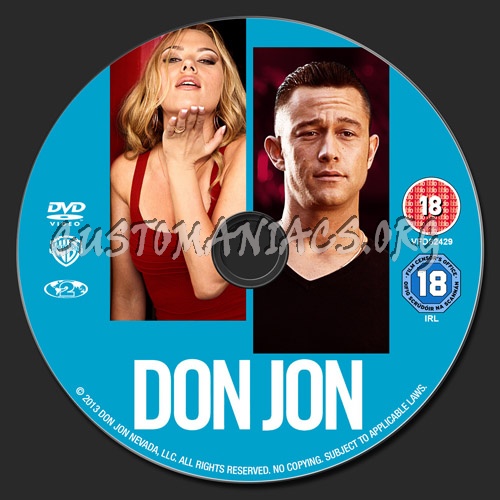 Don Jon dvd label