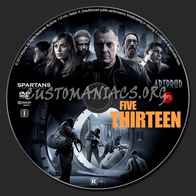 Five Thirteen dvd label