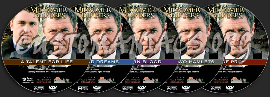 Midsomer Murders - Set 6 dvd label